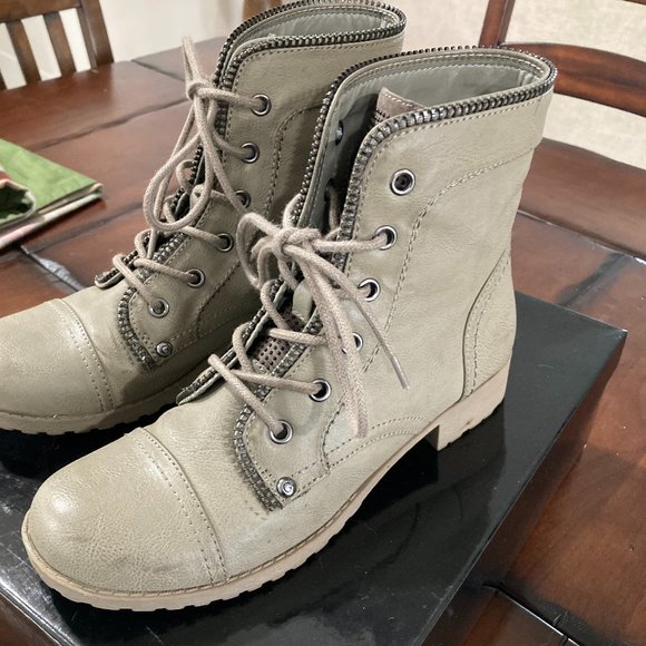 G by Guess Shoes - G by Guess Combat Boots  BELVA